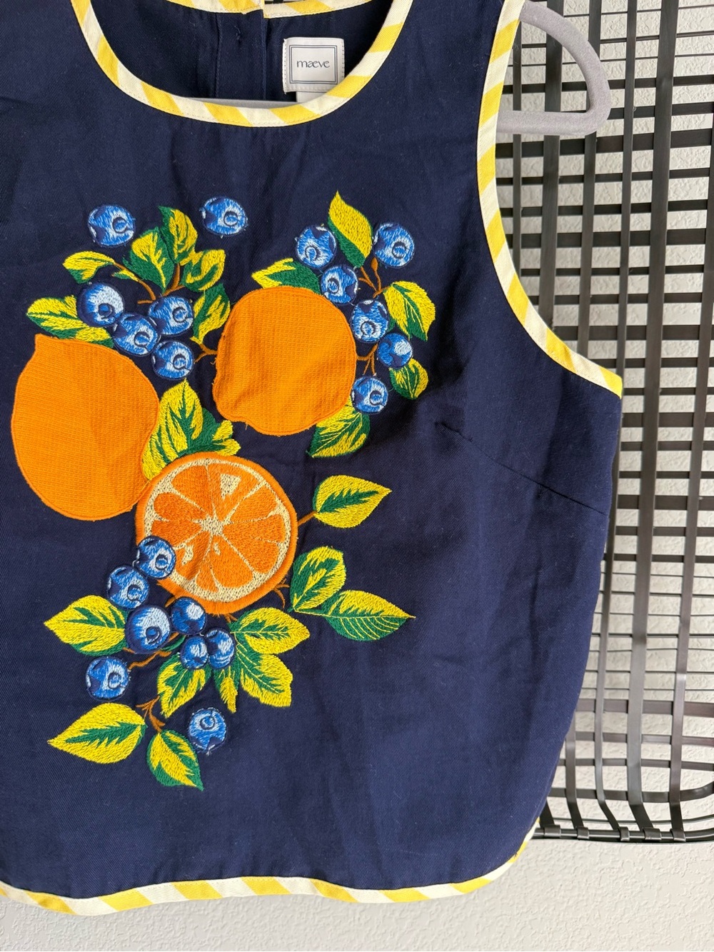 Anthropologie Maeve Embroidered Shell Tank - Picture 3 of 6